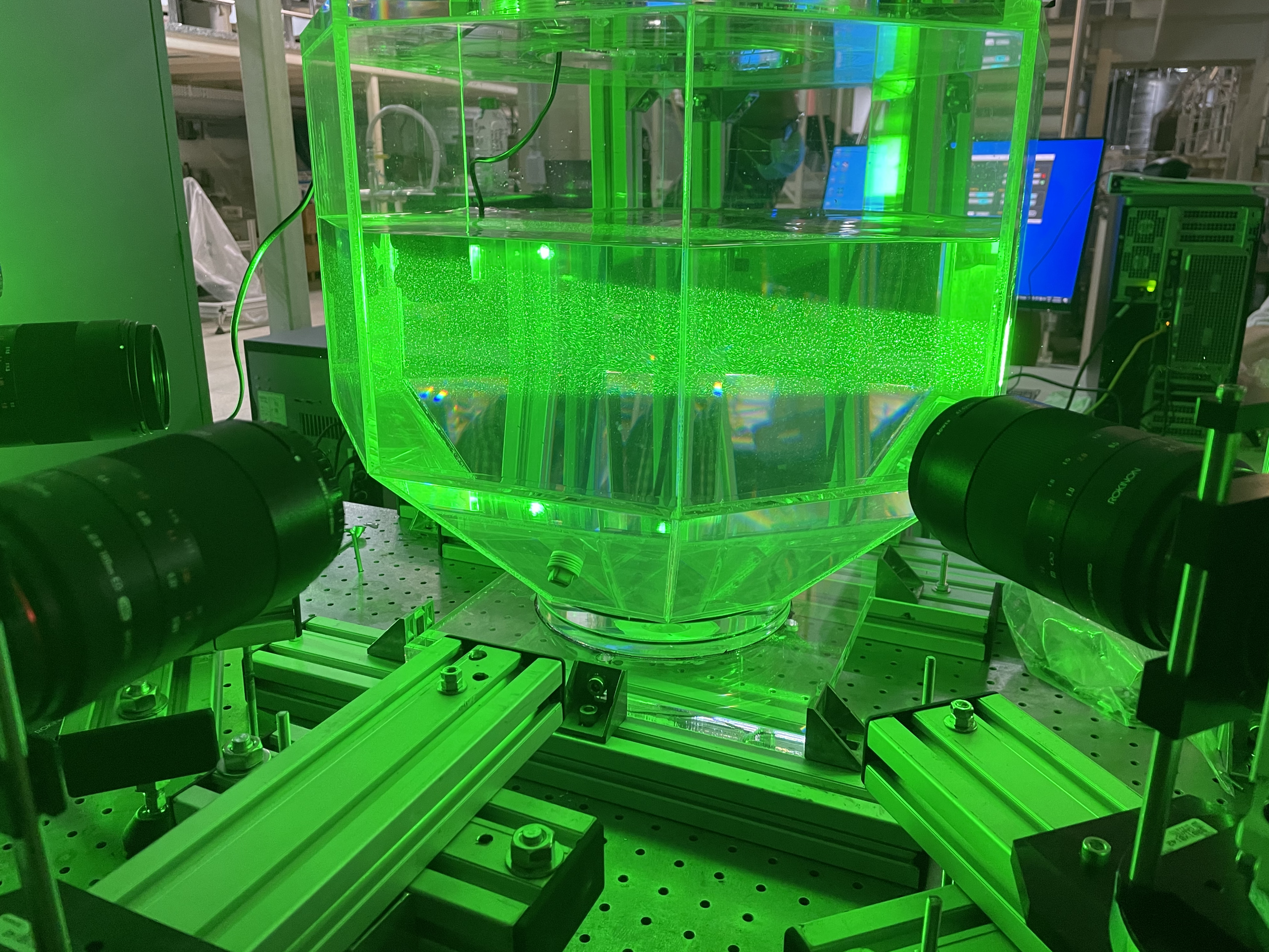 PIV experimental setup
